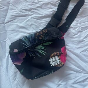 Herschel Supply Company Black Tropical Crossbody Bag